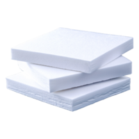 White Foam Sheets Stacked on Each Other for Crafts and Projects png