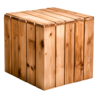 Wooden Storage Box Rustic Design for Home and Garden Use png