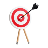 Close-up of dart hitting bullseye at archery range png