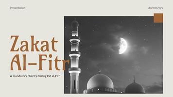 Eid Al Fitr Charity Presentation template