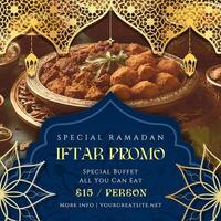 Special Ramadan Iftar Promo for Instagram Post template