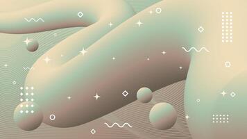 Abstract soft grey background of flowing element trend design. vector