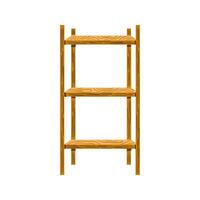Abstract minimal bookshelf illustration with clean lines and simple design, perfect for modern and minimalist decor themes. vector