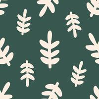 Seamless abstract floral pattern featuring vibrant colorful shape elements Perfect for textiles wallpaper packaging and modern vector