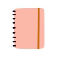 Notebooks notepads, memo pads, planners, organizers for making writing notes and jotting icon elements illustration vector