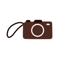 Camera summer element Illustration vector