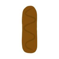 Hand drawn bread in rustic style illustration. vector