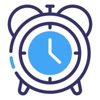 alarm clock icon on a white background vector