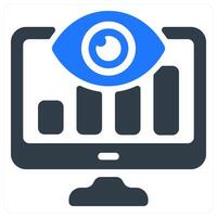 Online Presentation icon concept vector