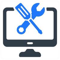 Tech Support icon concept vector