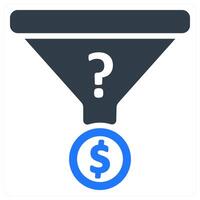 Money Making Tactics icon concept vector