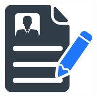 Curriculum Value icon concept vector