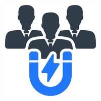 Customer Attraction icon concept vector