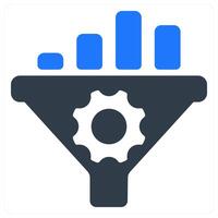 Seo Conversion Rate icon concept vector
