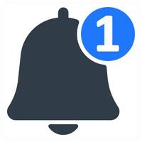 Notification icon concept vector