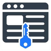 Keywords icon concept vector