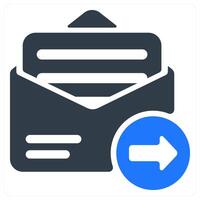 Email Send icon concept vector