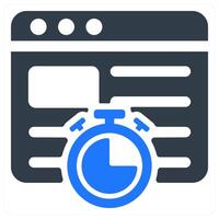 Website Speed icon concept vector