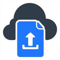 File Upload icon concept vector