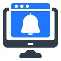 Mobile Notification icon concept vector