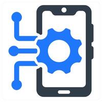 Cloud Search icon concept vector