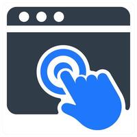 Web Search icon concept vector