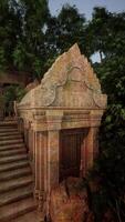 Ancient Stone Temple With Ascending Steps video