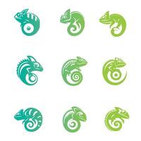Mellers Chameleon Collection Logo Design vector