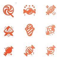 Hersheys Chocolate Bar Candy Collection Logo Design vector