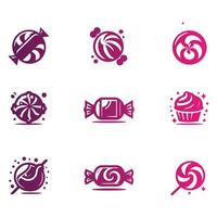 M And Ms Candy Collection Logo Design vector
