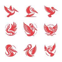 Dalmatian Pelican Collection Logo vector
