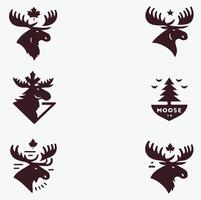Mountain Moose collection logo vector