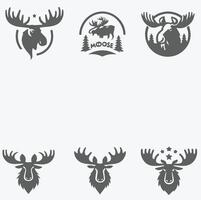 Moose Majesty collection logo vector
