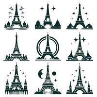 The Tower of Lights Iron Lady collection logo vector