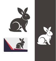 Bunz And Tail Rabbit Logo vector
