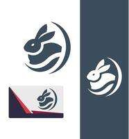 Hops and Dreams Rabbit Logo vector