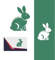 Rapid Whiskers Rabbit Logo vector