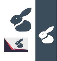Stream Rabbit Logo Design vector