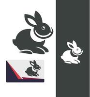 Fast Footprints Rabbit Logo vector