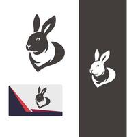 Swift Hare Rabbit Logo vector