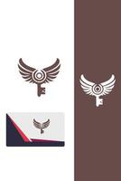 High Key Wings Logo vector
