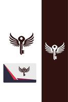Swift Key Wings Logo vector