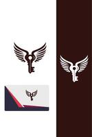 Skys the Key Wings Logo vector