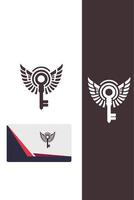Skyward Key Wings Logo vector