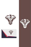 The Iron Forge Muscle Man vector