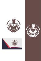 Strength Within Muscle Man vector