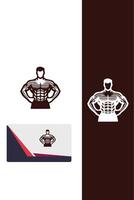 Power Lab Muscle Man vector