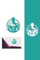 Steel Vibes Muscle Man vector