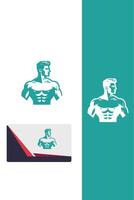 Titan Elite Muscle Man vector