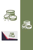 Crumble Crust Jar jar pastry vector
